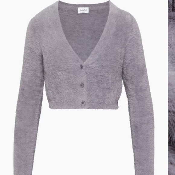 Aritzia Sweaters - Aritzia Sunday Best Reese Cardigan Rocky Grey
